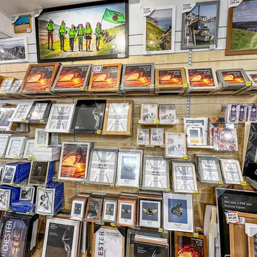 Wall of frames